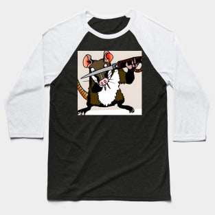 Gangsta rat Baseball T-Shirt